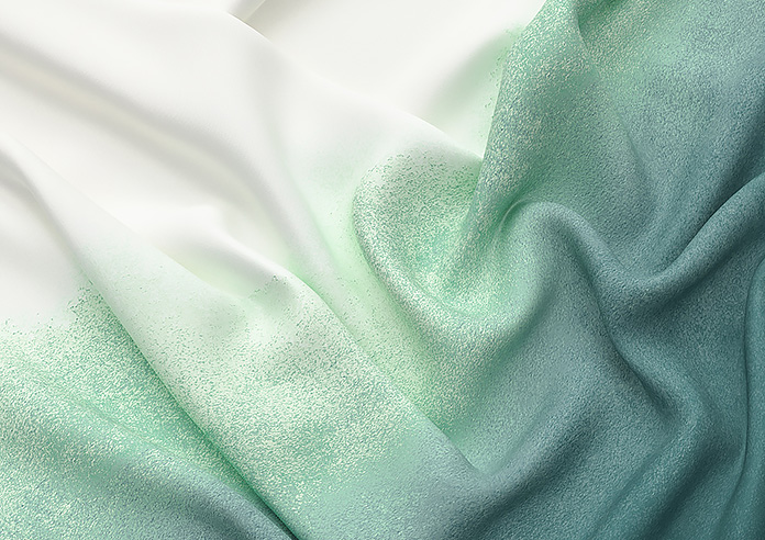 Bluebellgray Ombre, Teal - Twist&Fit Roman Blind - Image 4